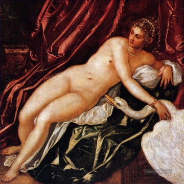 Tintoretto Werke - Leda und der Schwan Italienischen Renaissance Tintoretto
